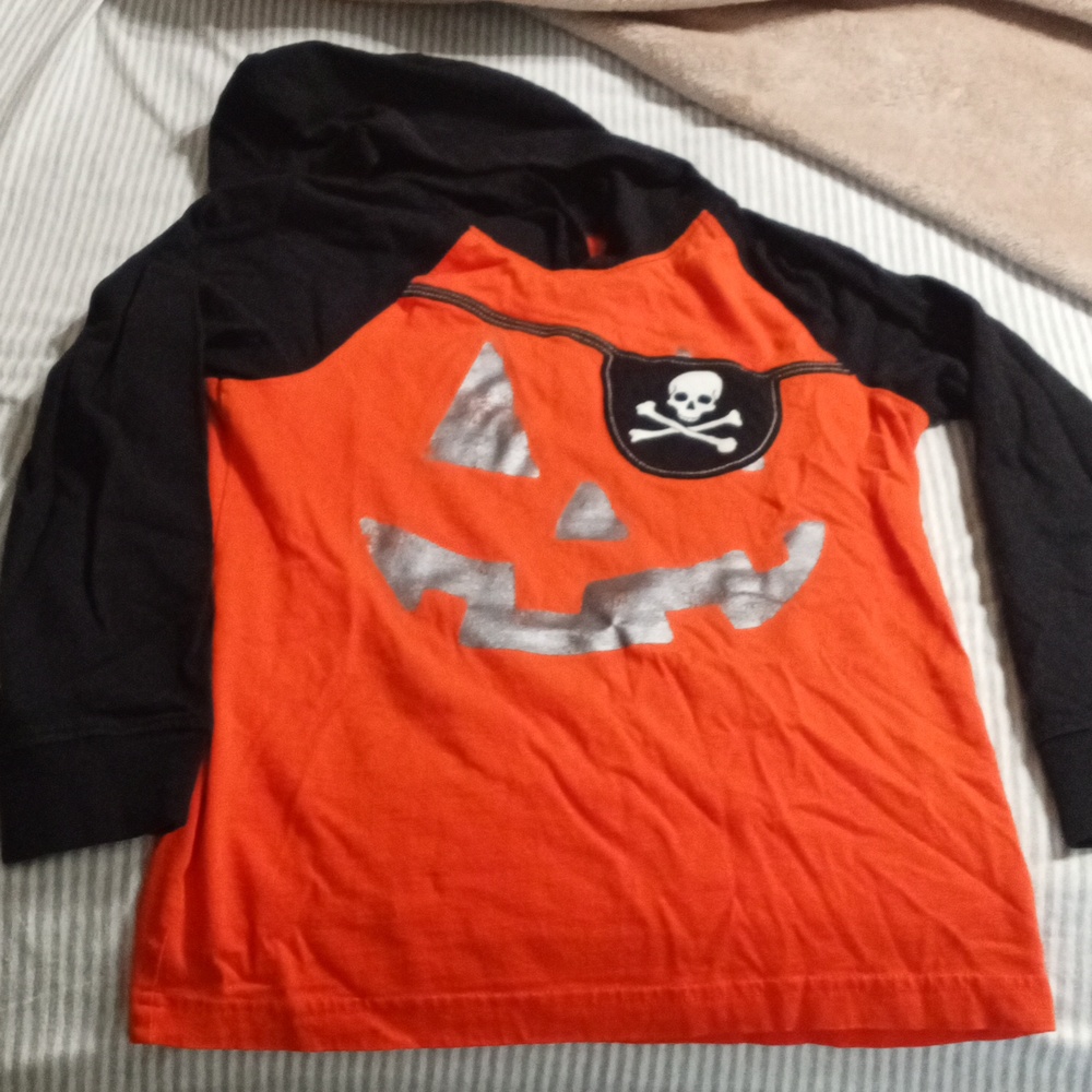 Gymboree Pirate jack-o'-lantern shirt